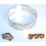 Charles Horner - A group of four silver hallmarked jewellery pieces by Charles Horner to include a