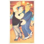 AFTER BERYL COOK SIGNED PRINT ENTITLED ' DIRTY DANCING '