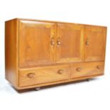 ERCOL WINDSOR MODEL 468 RETRO VINTAGE SIDEBOARD BY L. ERCOLANI