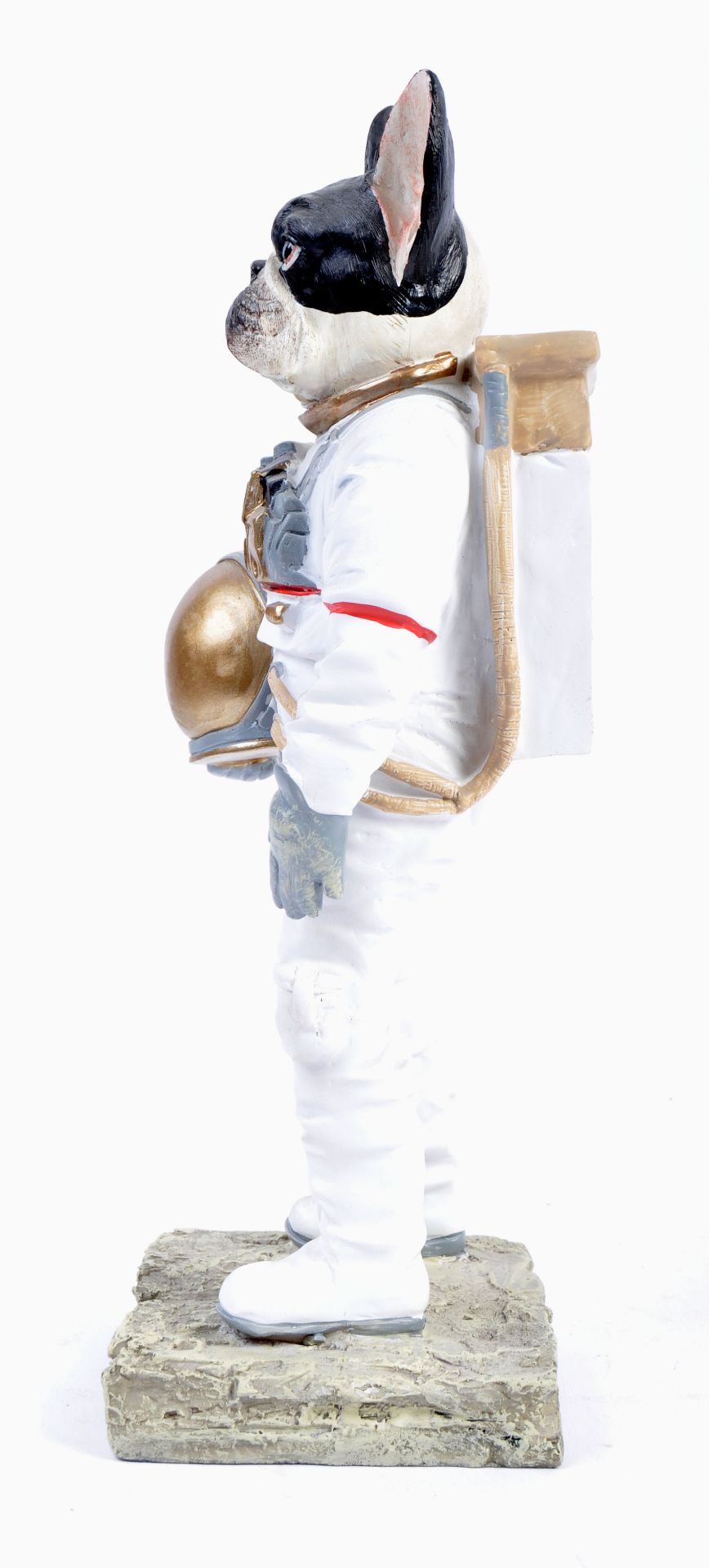 PROMOTIONAL ADVERTISING STATUE / PROP OF A BULL DOG ASTRONAUT - Image 4 of 5