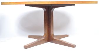 DRYLUND 1960'S OVAL EXTENDING DINING TABLE