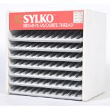 SYLKO COUNTER TOP HABERDASHERY COTTON REEL CABINET