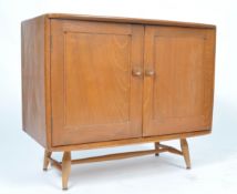 ERCOL 1970'S RETRO BEECH AND ELM SIDEBOARD BY LUCIAN ERCOLANI
