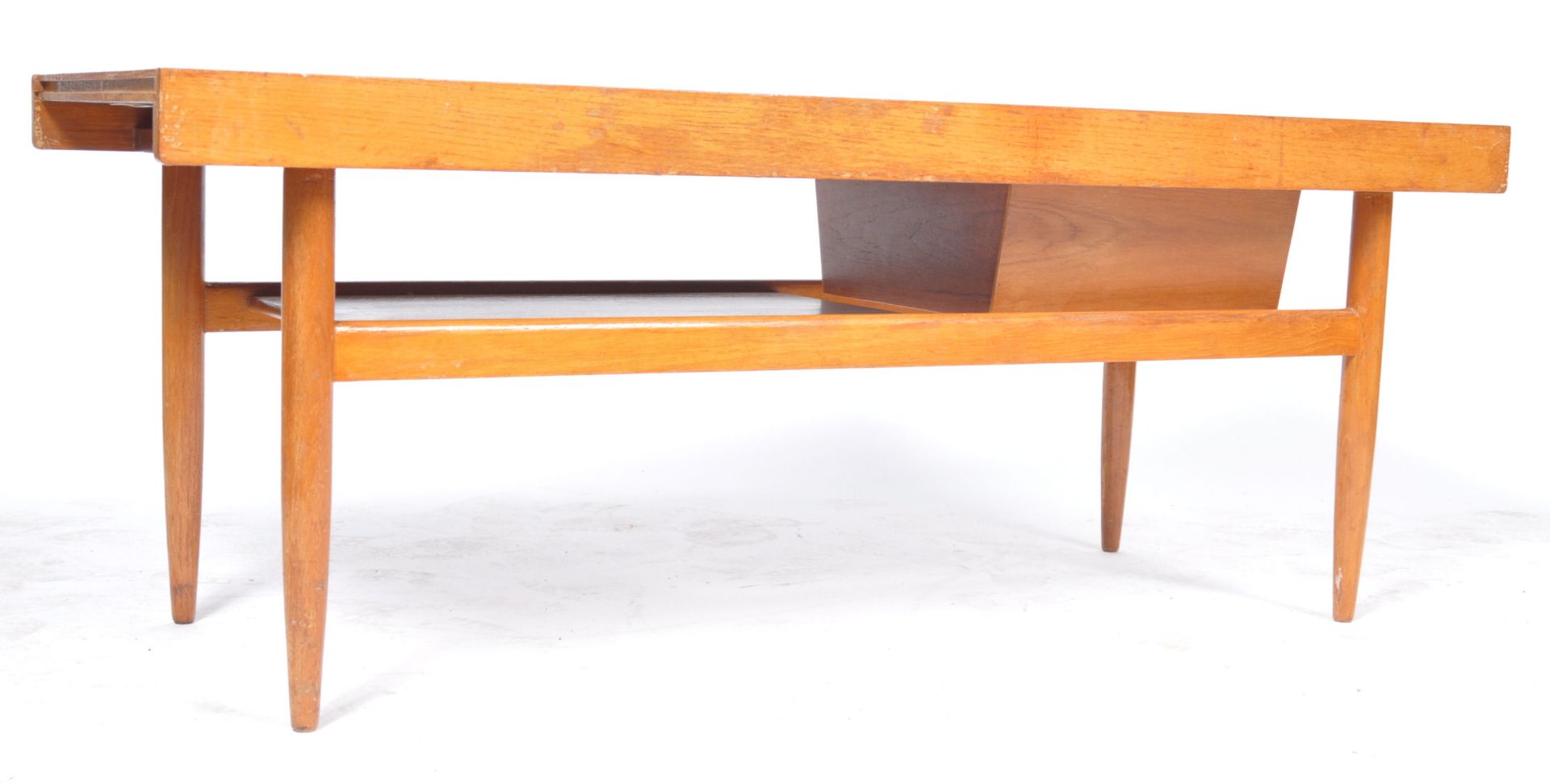 WHITE & NEWTON 1960'S RETRO VINTAGE TEAK WOOD COFFEE TABLE