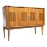 1960'S VINTAGE TEAK WOOD SIDEBOARD / RECORD CABINET