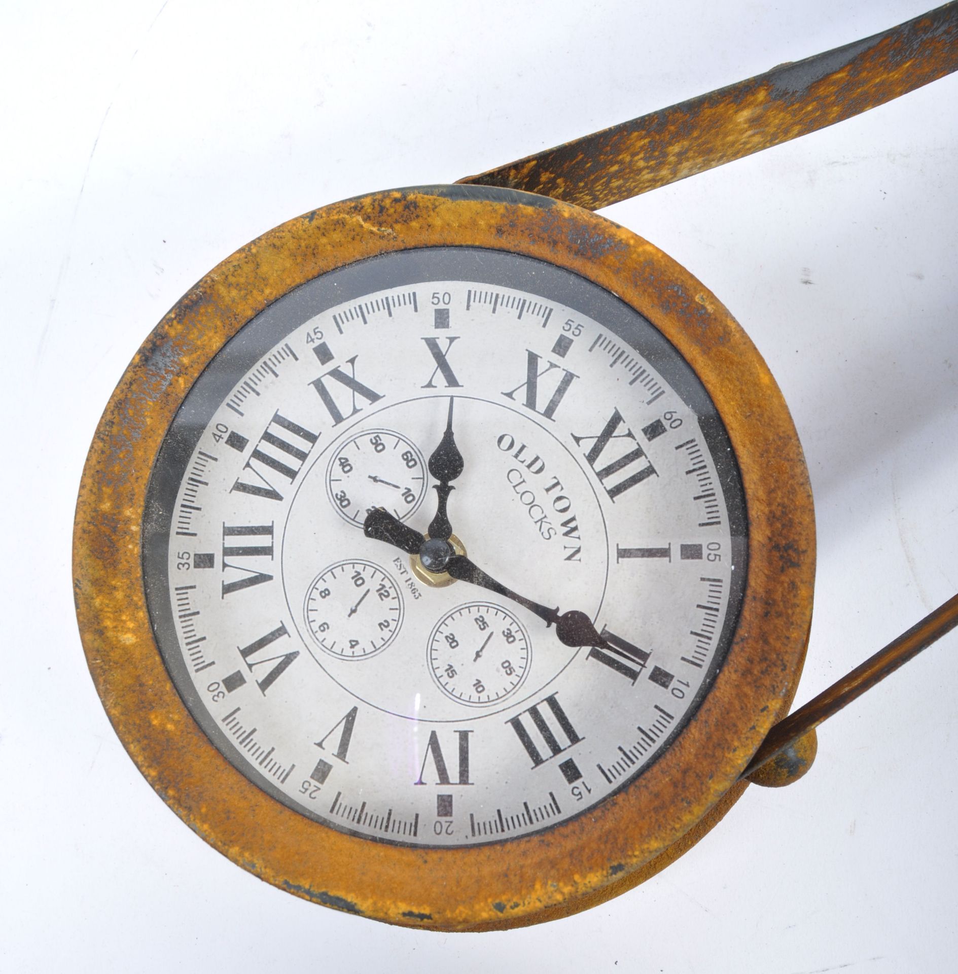 20TH CENTURY PROP STEAMPUNK STYLE WALL CLOCK - Image 2 of 6