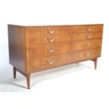 1970'S RETRO VINTAGE TEAK WOOD AFRAMOSIA SIDEBOARD CREDENZA