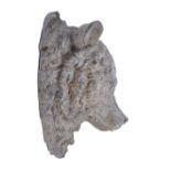 IMPRESSIVE 20TH CENTURY PROP WALL MOUNTED BEAR HEAD