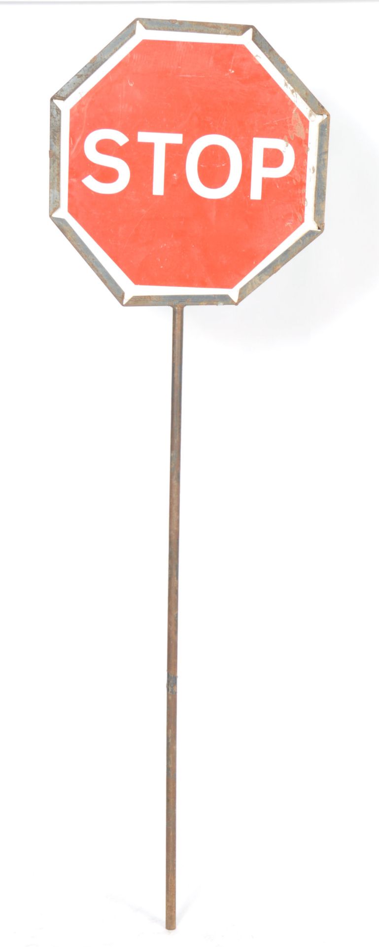 ORIGINAL 20TH CENTURY VINTAGE ' STOP ' AND ' GO ' LOLLIPOP SIGN - Bild 2 aus 3