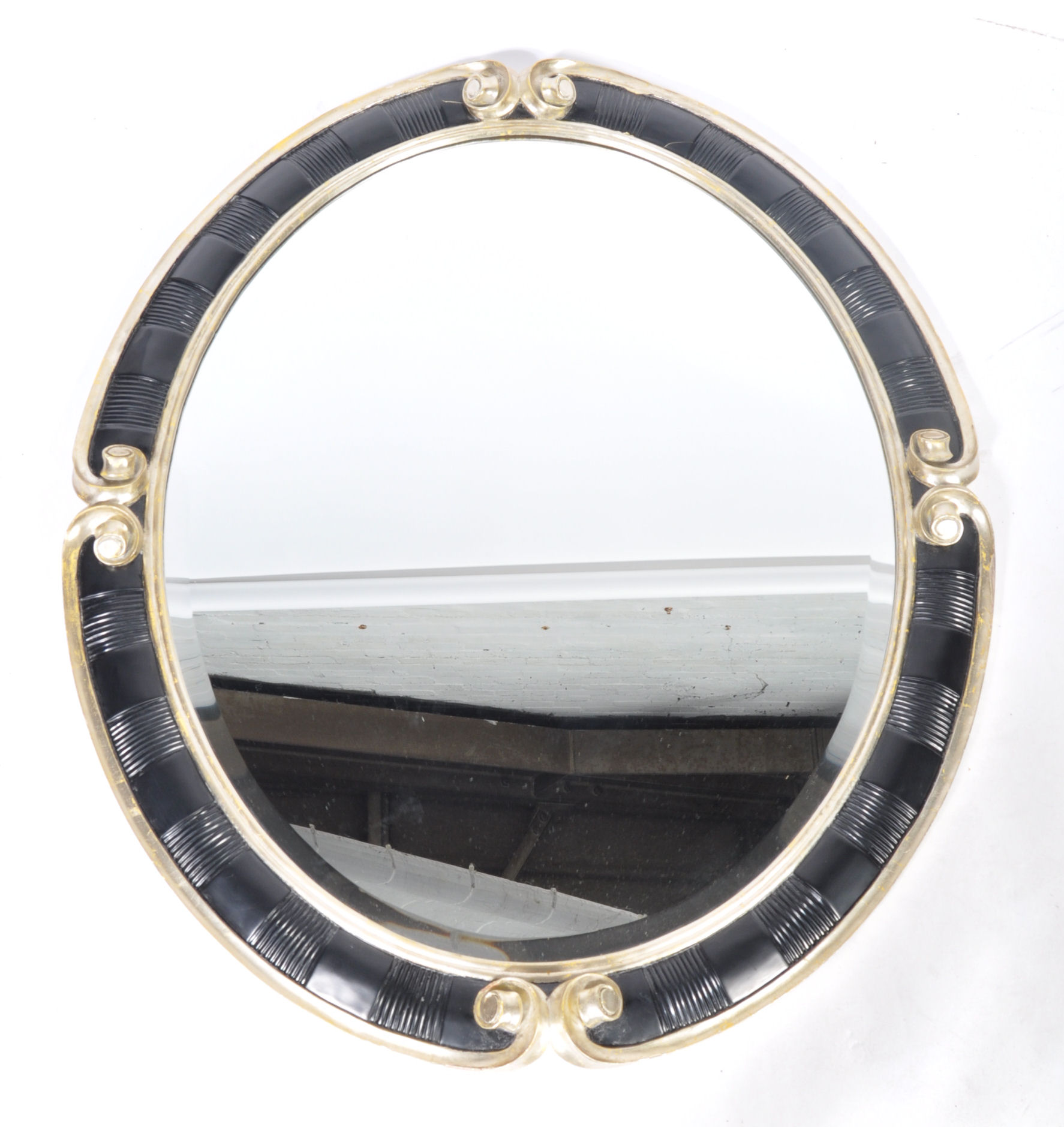 HARRISON & GIL LARGE CONTEMPORARY ANTIQUE STYLE WALL MIRROR - Image 2 of 6