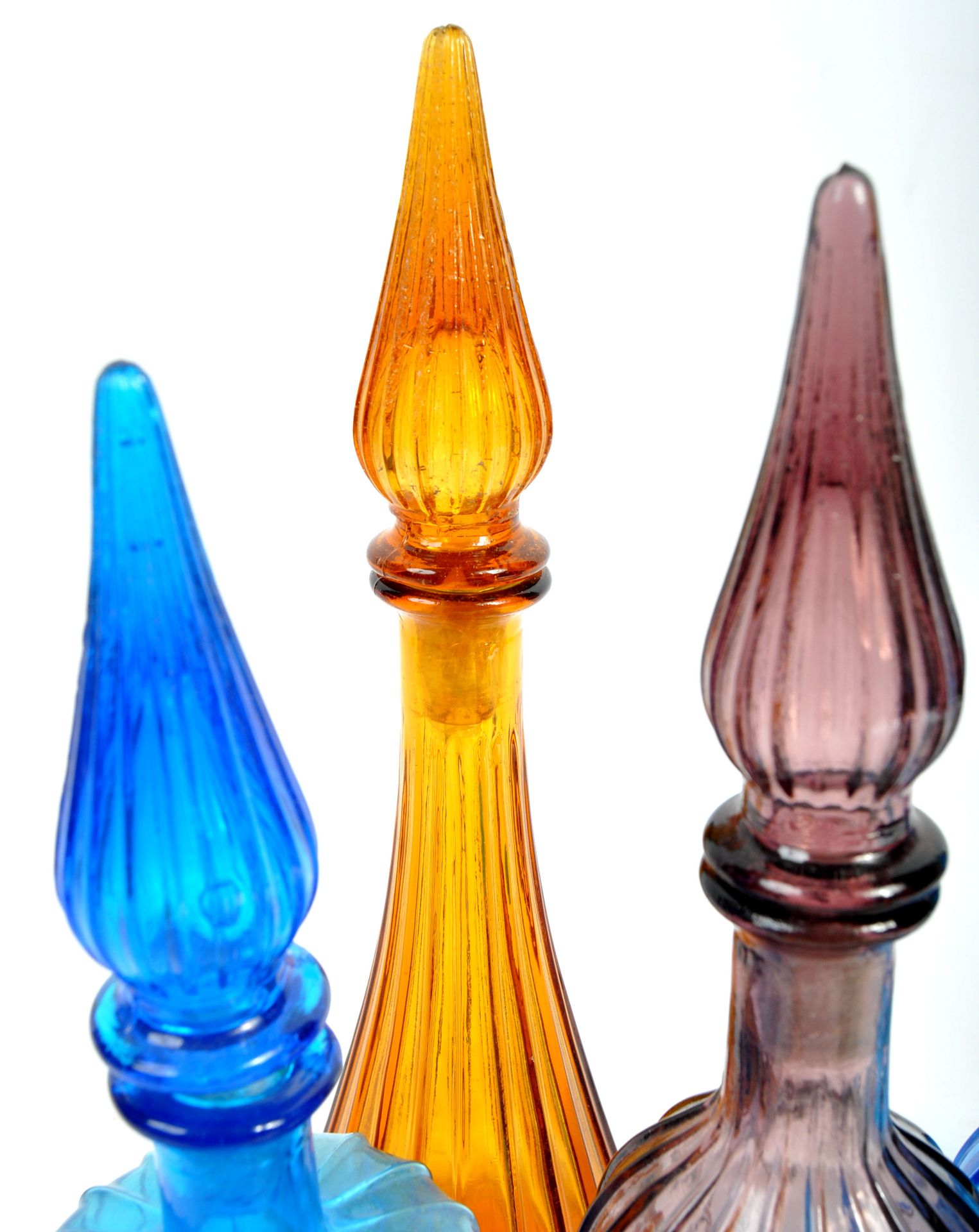 COLLECTION OF EMPOLI ITALIAN GLASS GENIE BOTTLES - Bild 6 aus 6