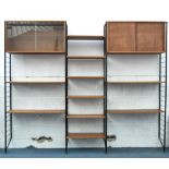 STAPLES LADDERAX 1970'S TEAK WOOD MULAR UNIT BY ROBERT HEAL