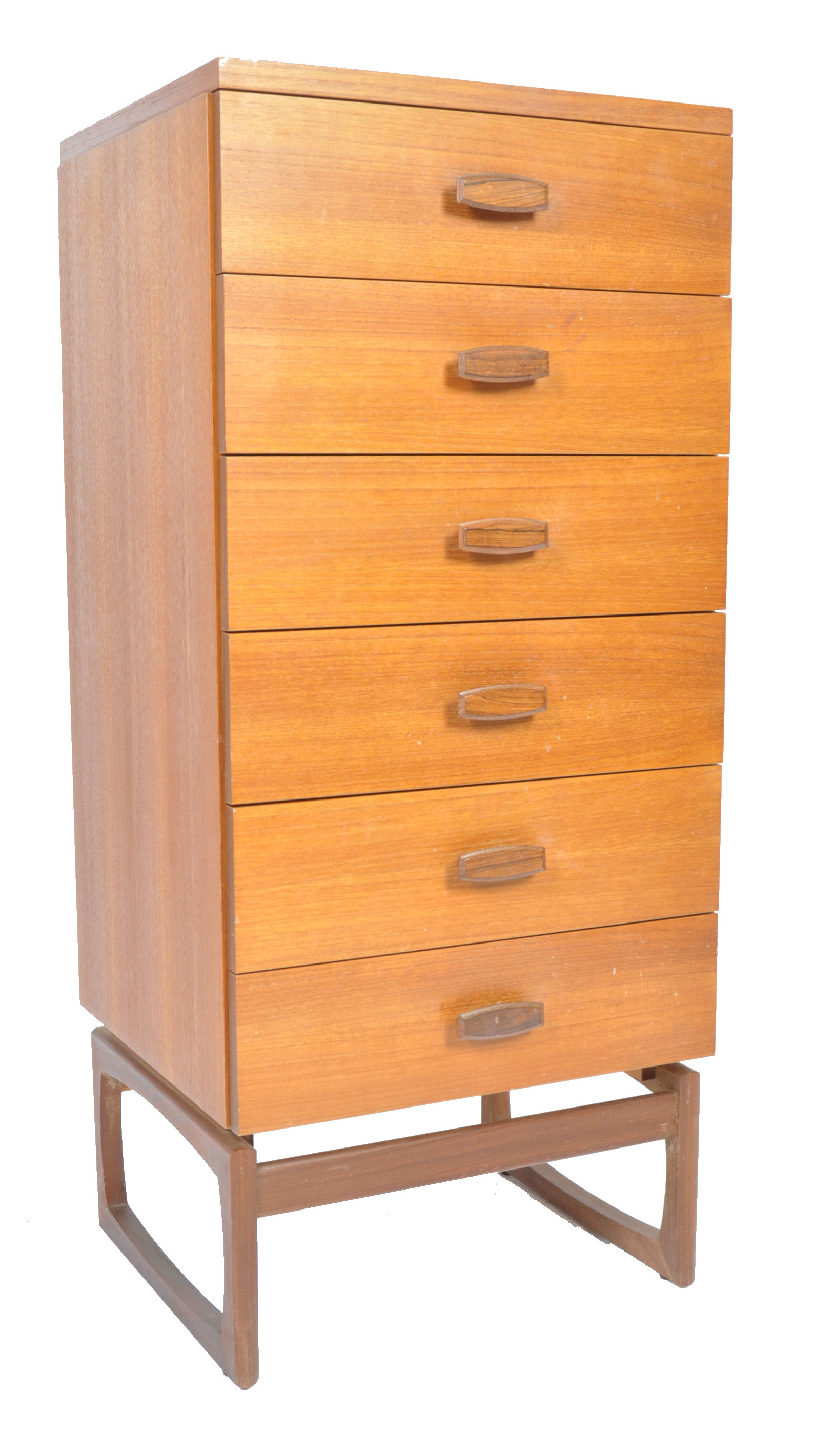 G PLAN QUADRILLE 1960'S TEAK WOOD CHEST BY R. BENNETT