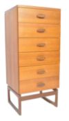 G PLAN QUADRILLE 1960'S TEAK WOOD CHEST BY R. BENNETT