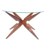 SIKA MOBLER 1960'S DANISH RETRO COFFEE TABLE BY VLADIMIR KAGAN