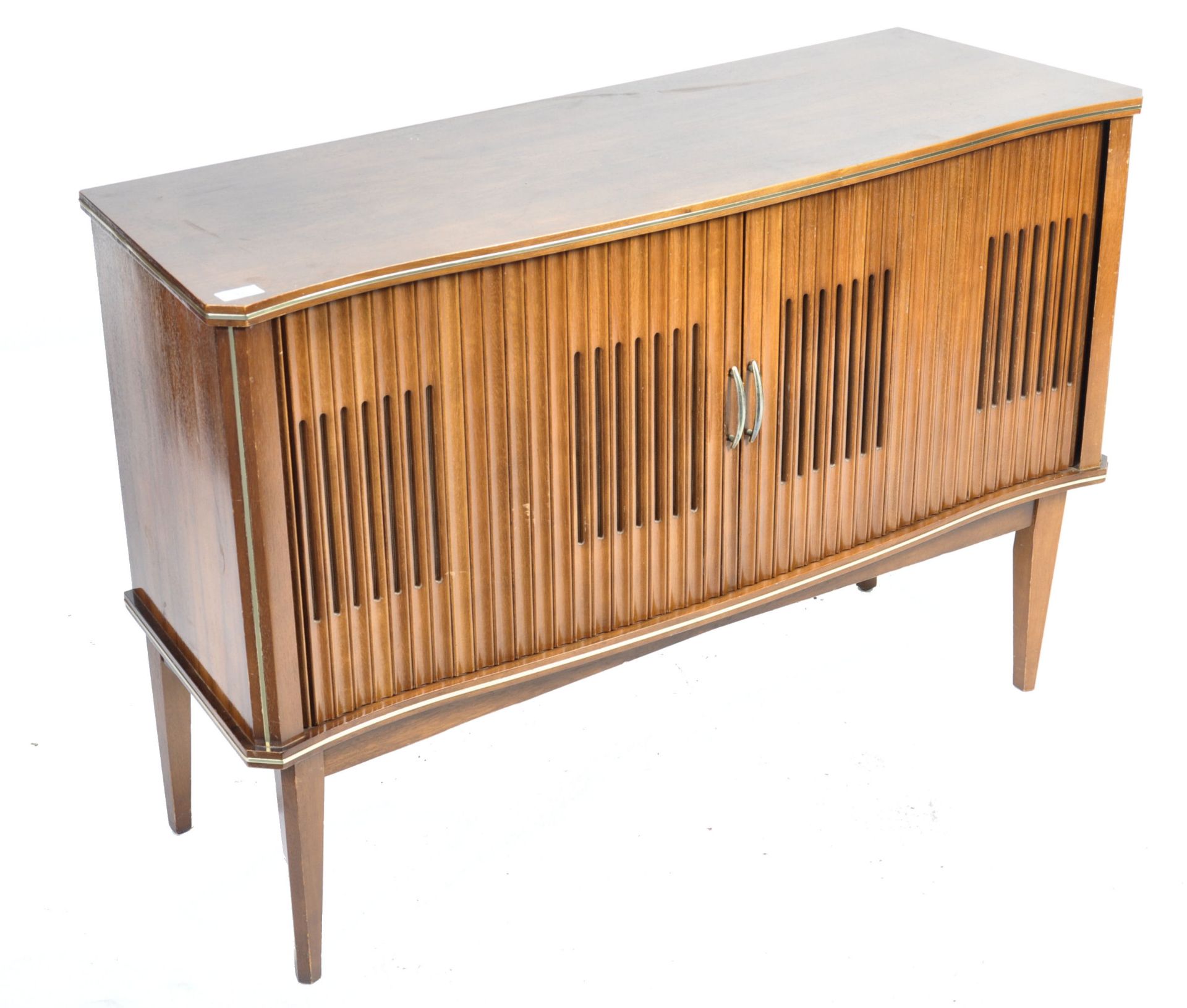 1960'S VINTAGE TEAK WOOD SIDEBOARD / RECORD CABINET - Bild 2 aus 5