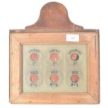 EARLY 20TH CENTURY SERVANTS CALL BOX / BELL BOARD