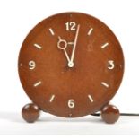 METAMEC ELECTRIC - VINTAGE 1940'S OAK MANTEL CLOCK