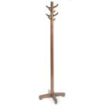 ABESS 1960'S RETRO AFRAMOSIA TEAK WOOD COAT STAND