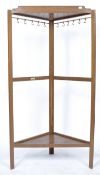 LEBUS EARLY 20TH CENTURY OAK VINTAGE HALL / CLOAKROOM STAND