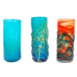 MDINA 1970'S MALTESE RETRO STUDIO ART GLASS VASES