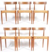 MOGENS KOLD DANISH 1960'S TEAK CHAIRS BY ARNE HOVMAND-OLSEN