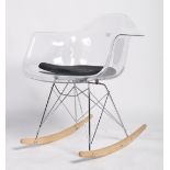 AFTER CHARLES & RAY EAMES A CONTEMPORARY RAR STYLE ROCKER