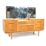 ORIGINAL 1950'S LIGHT OAK DRESSING TABLE SIDEBOARD