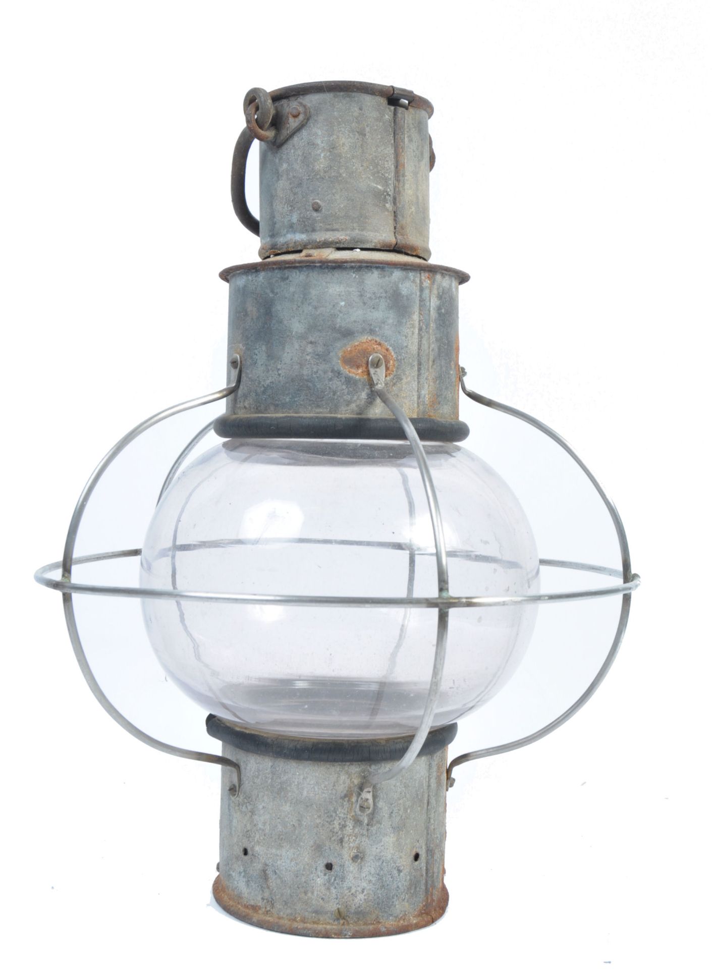 ORIGINAL EARLY 20TH CENTURY SWEDISH HAMMAR SHIPS LANTERN