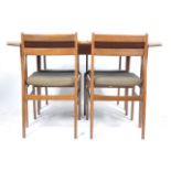 MEREDEW 1960'S TEAK WOOD DINING TABLE AND CHAIRS