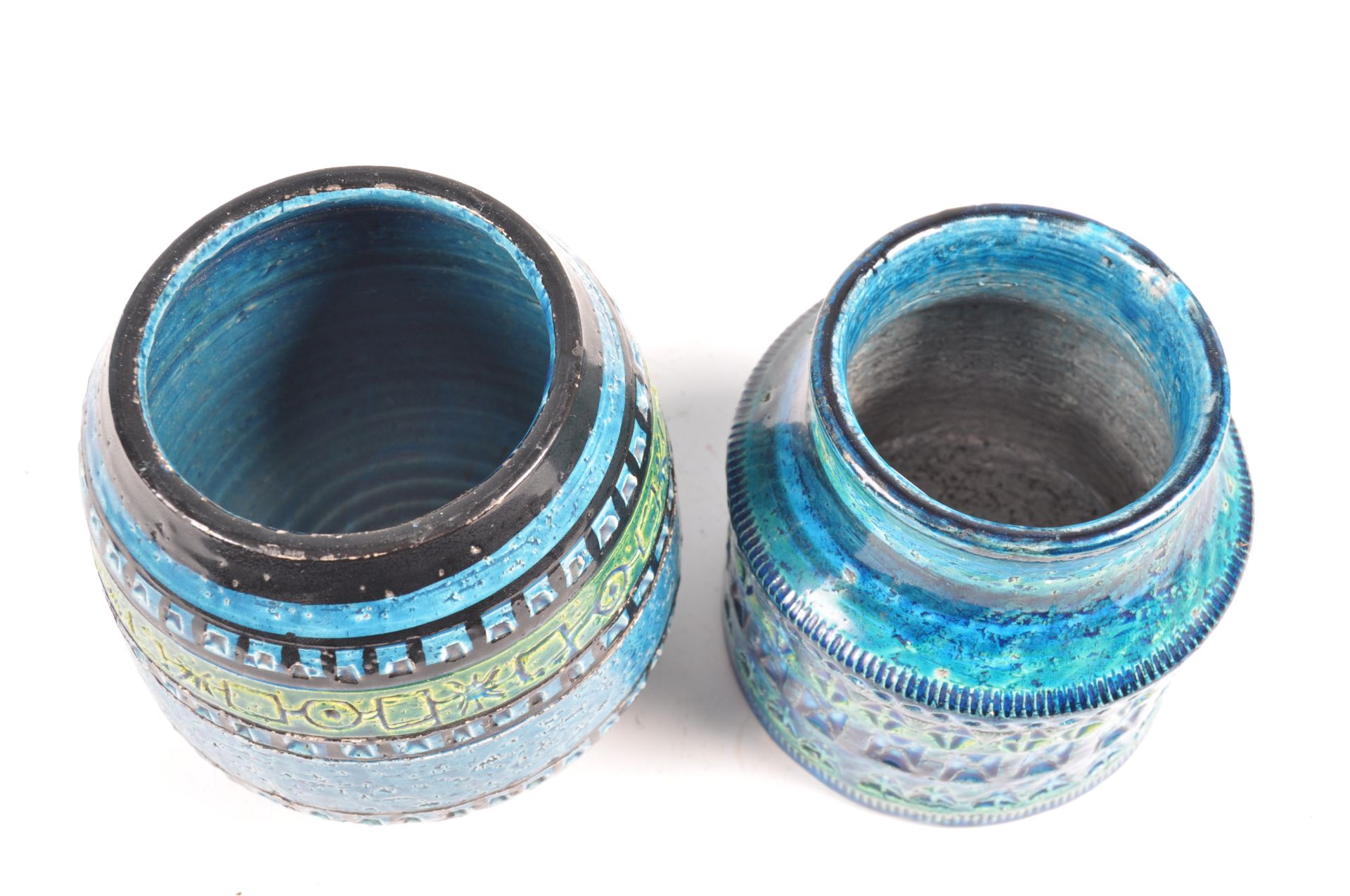 BITOSSI 720/112 ITALIAN RIMINI BLUE STUDIO ART POTTERY BY ALDO LONDI - Image 10 of 12