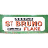 OGDEN'S ST BRUNO FLAKE EARLY 20TH CENTURY TOBACCO ENAMEL SIGN