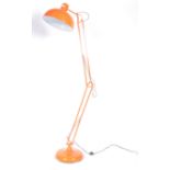 CONTEMPORARY OVERSIZED FLOOR STANDING ANGLEPOISE TYPE LAMP