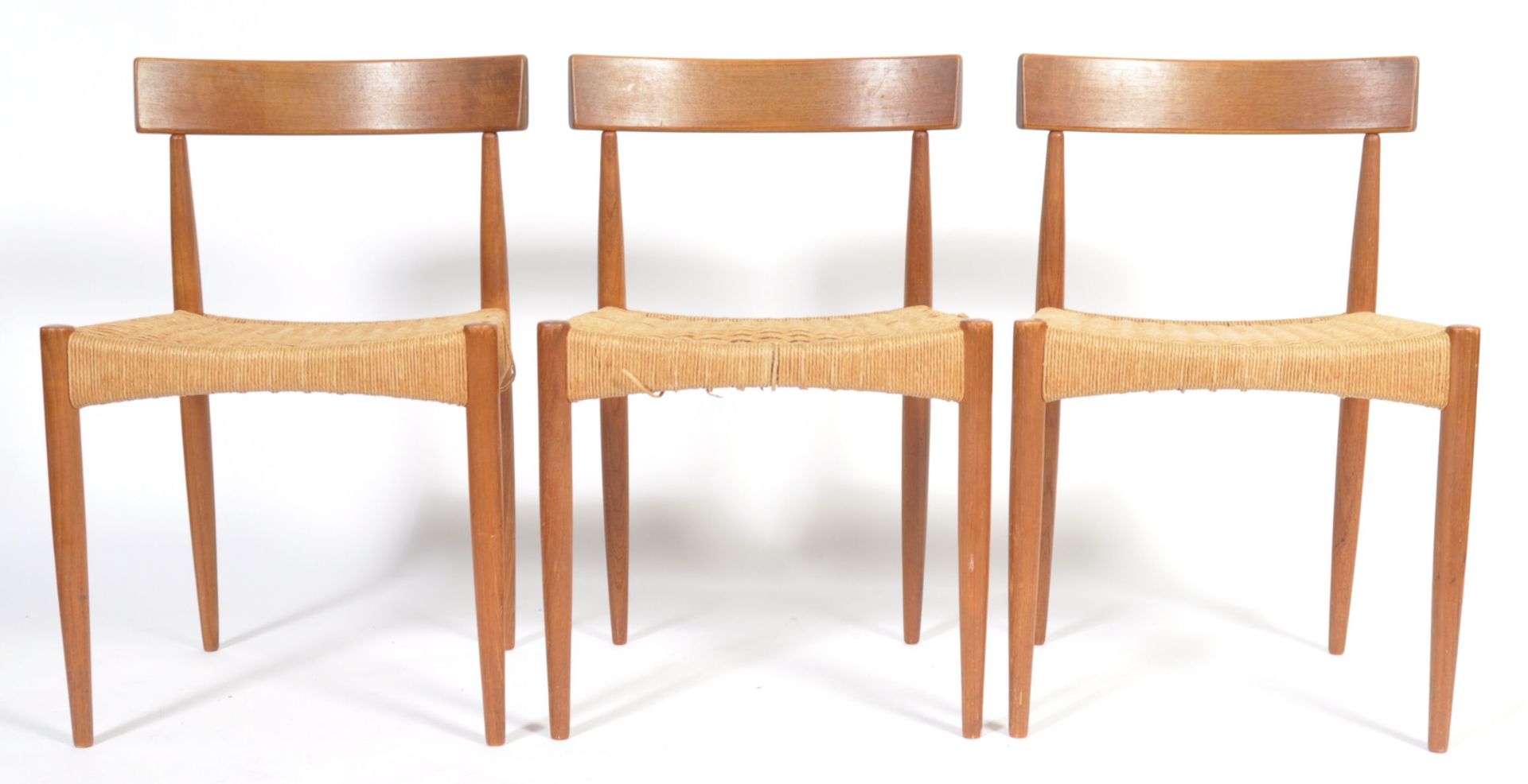 MOGENS KOLD DANISH 1960'S TEAK CHAIRS BY ARNE HOVMAND-OLSEN - Bild 3 aus 8