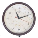 ORIGINAL SMITHS SECTRIC 1930'S STATION WALL CLOCK