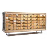 EARLY TO MID 20TH CENTURY 30 DRAWER HABERDASHERY SHOP COUNTER