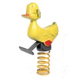 VINTAGE FAIRGROUND / PLAYGROUND ROCKING DUCK STATU