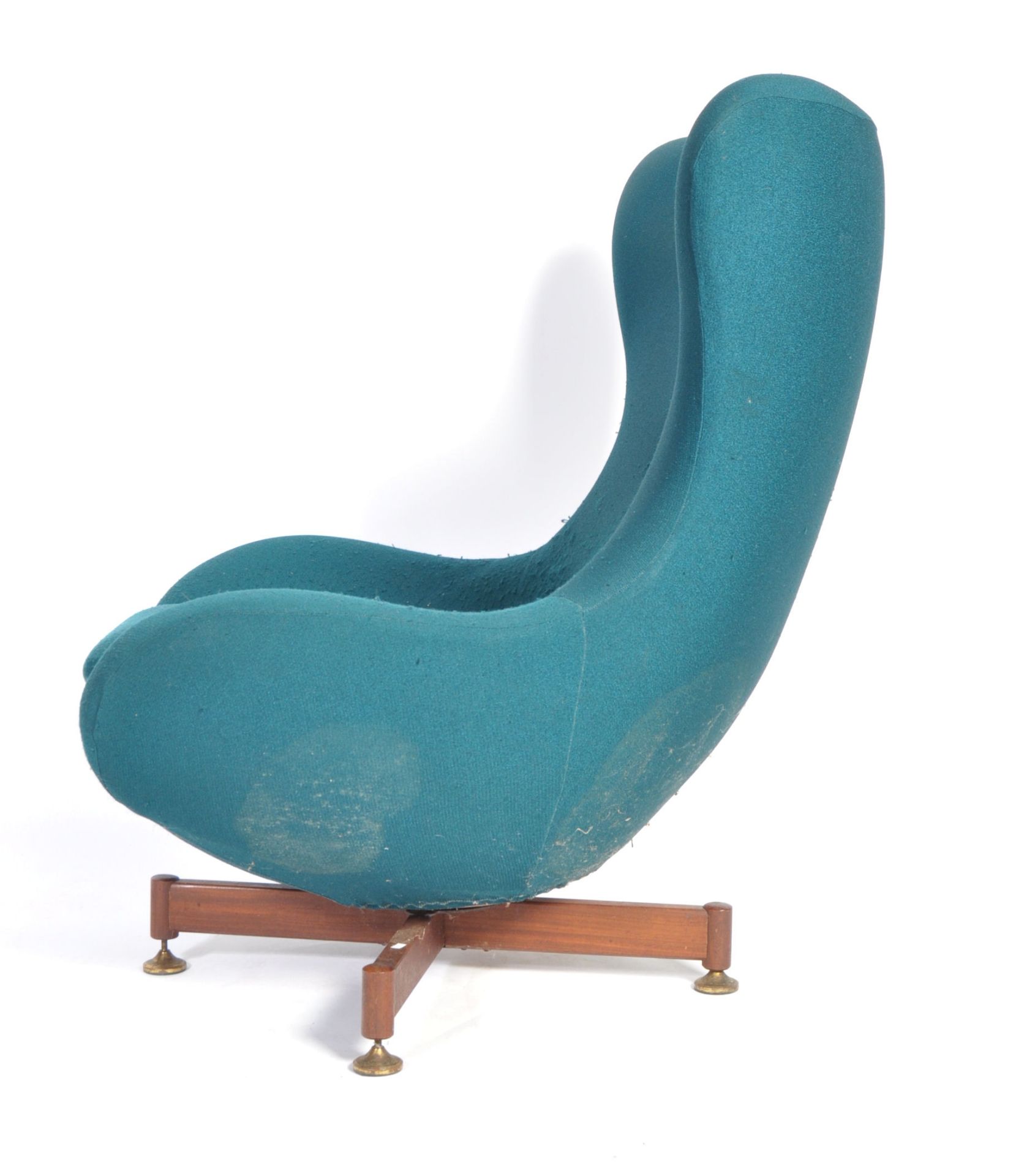 GREAVES & THOMAS RETRO VINTAGE SWIVEL EGG CHAIR - Bild 4 aus 7