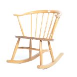 ERCOL MODEL 339 COWHORN 1960'S ELM ROCKER / ROCKING CHAIR