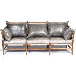 ARNE NORELL ILONA SWEDISH SAFARI THREE SEAT SOFA