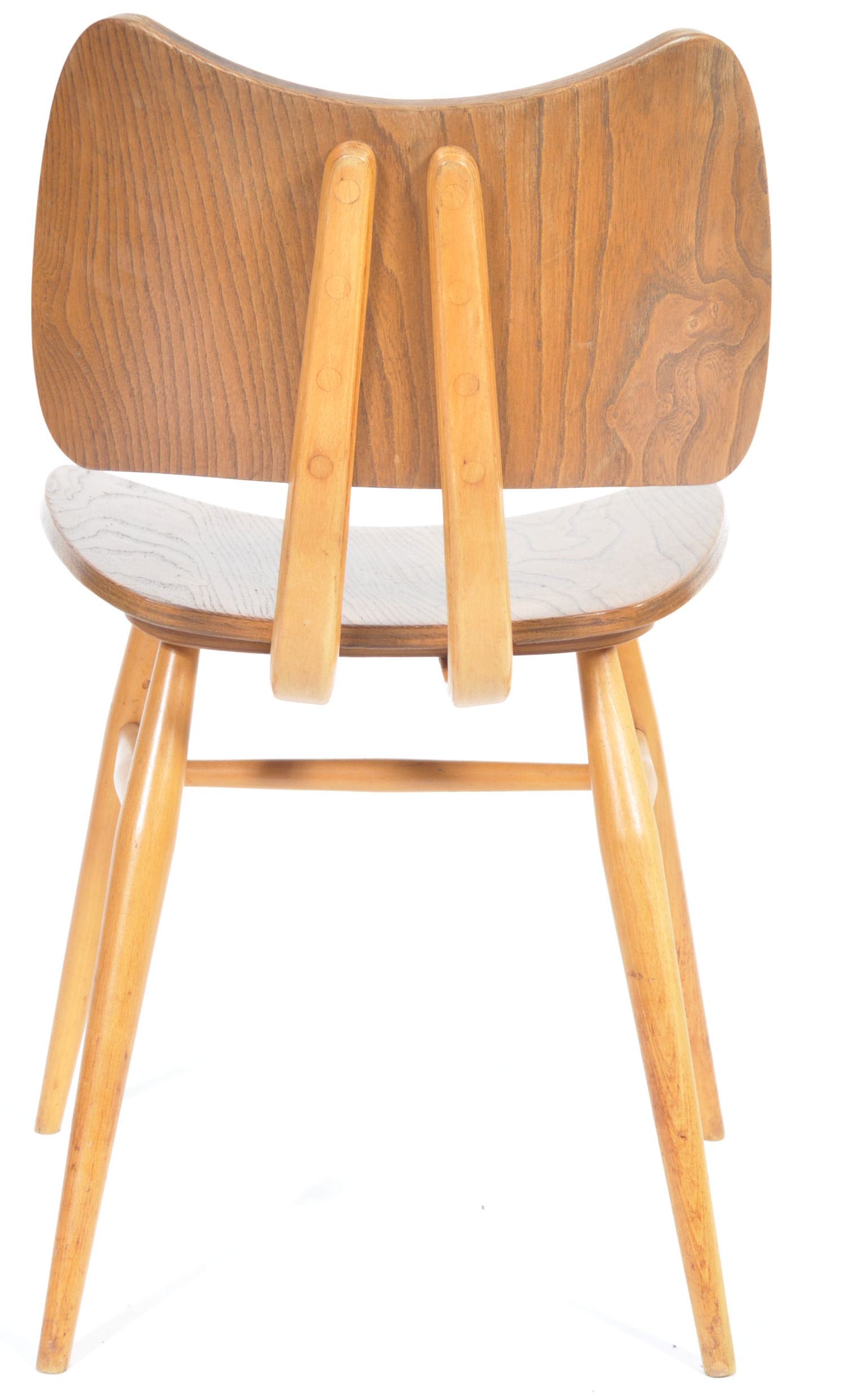 ERCOL 1960'S BLONDE ELM BUTTERFLY CHAIR BY LUCIAN ERCOLANI - Image 6 of 7