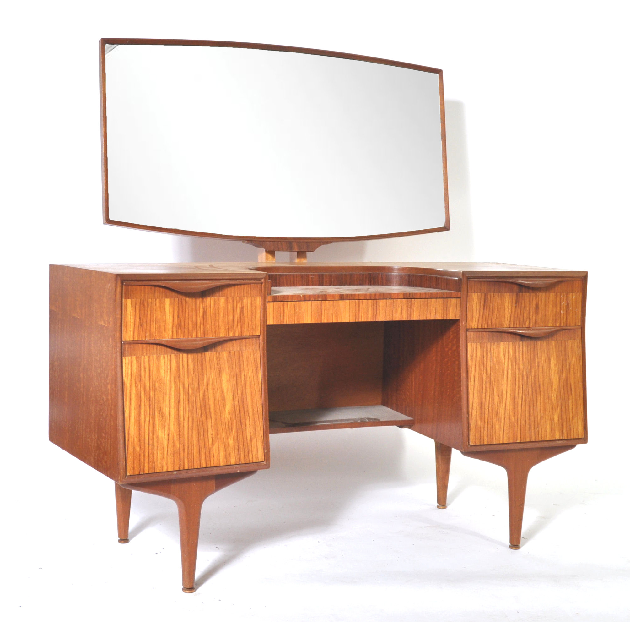 AH. MCINTOSH RARE MID 20TH CENTURY TEAK DRESSING TABLE