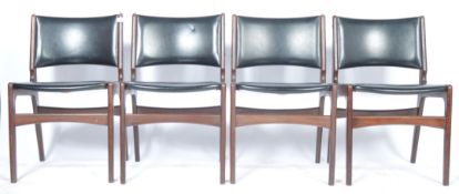 DANISH 1960'S RETRO VINTAGE DINING CHAIRS BY HENNING KJAERNULF