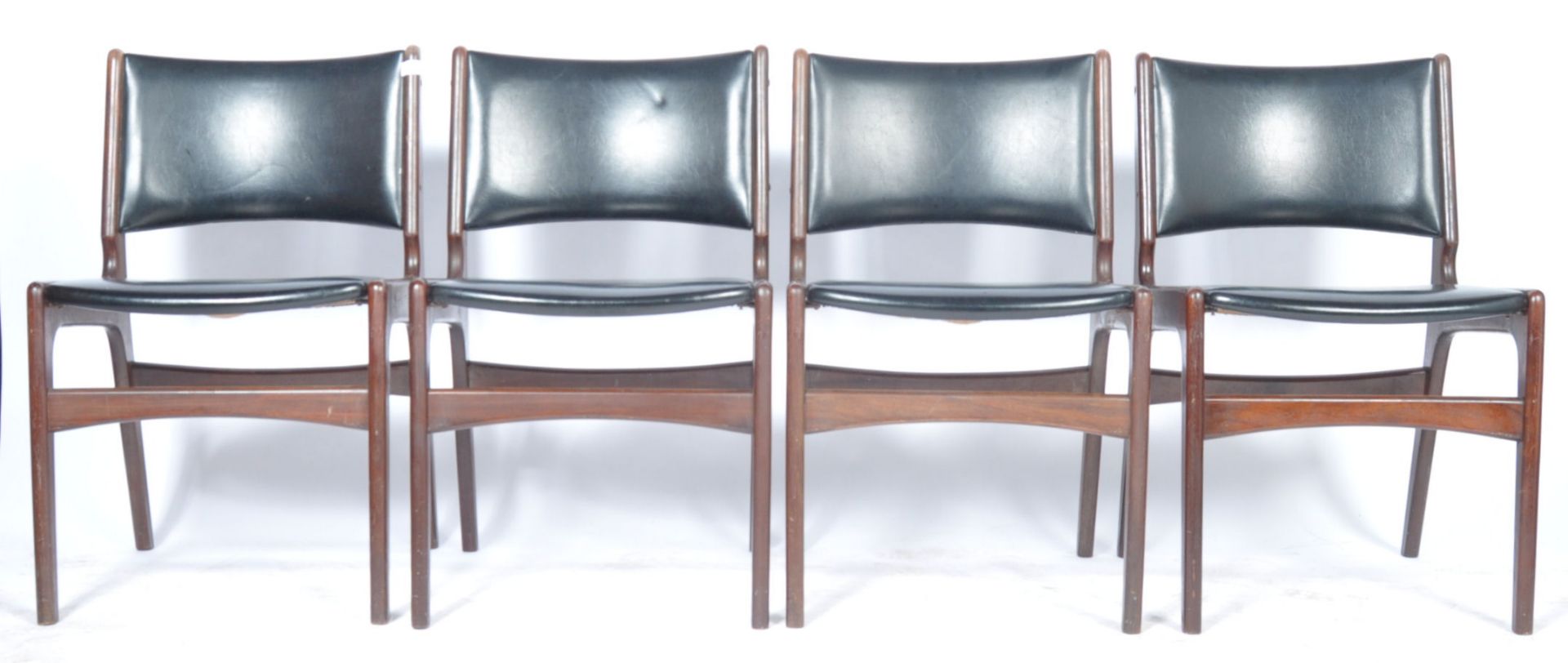 DANISH 1960'S RETRO VINTAGE DINING CHAIRS BY HENNING KJAERNULF