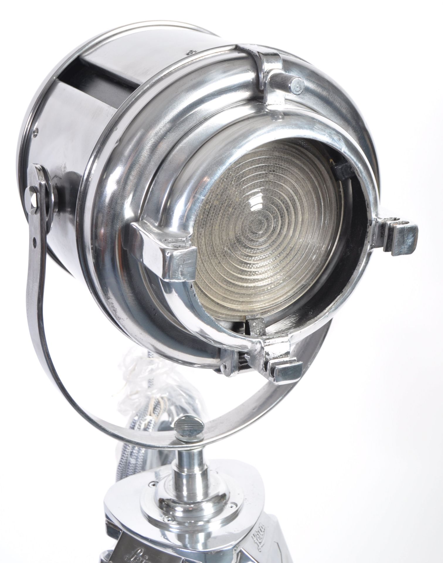 WJ FURSE MFR FRESNEL VINTAGE INDUSTRIAL SPOTLIGHT / SEARCHLIGHT - Bild 9 aus 9