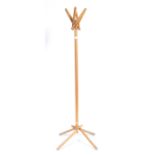 VICO MAGISTRETTI 20TH CENTURY RETRO BEECH COAT / HAT STAND