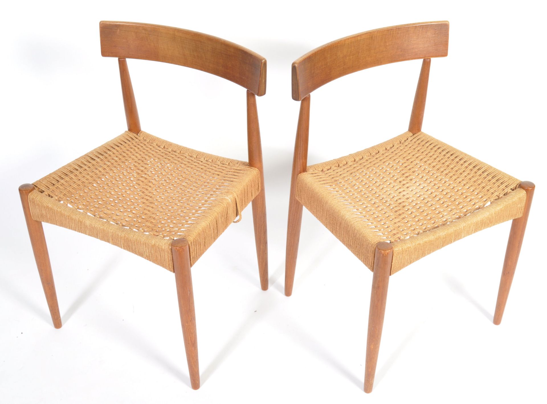 MOGENS KOLD DANISH 1960'S TEAK CHAIRS BY ARNE HOVMAND-OLSEN - Bild 5 aus 8