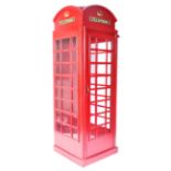 20TH CENTURY REPLICA ICONIC BRITISH RED TELEPHONE