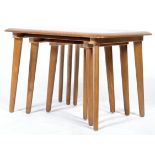 20TH CENTURY RETRO VINTAGE BEECH AND ELM NESTING T