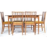 G PLAN FRESCO RANGE 1960'S TEAK WOOD DINNING TABLE AND CHAIRS